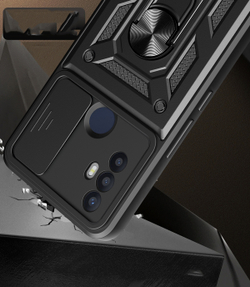 Чехол с кольцом Bumper Case для TCL 30 SE/305/306