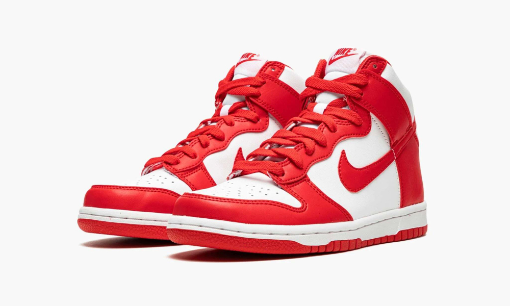 Nike Dunk High GS "Championship White Red"