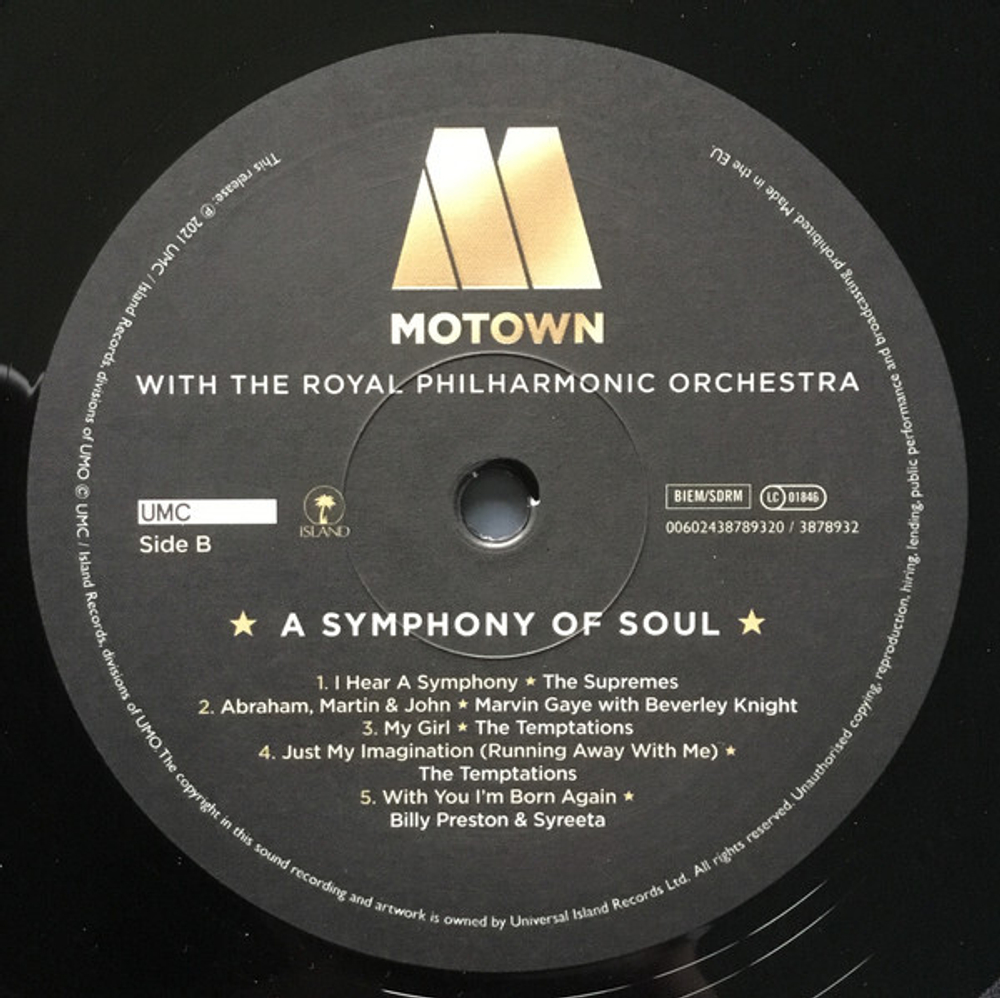 Royal Philharmonic Orchestra / Motown With The Royal Philharmonic Orchestra - A Symphony Of Soul (LP)