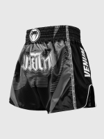 Шорты тайские Venum Adrenaline Black/Silver Grey