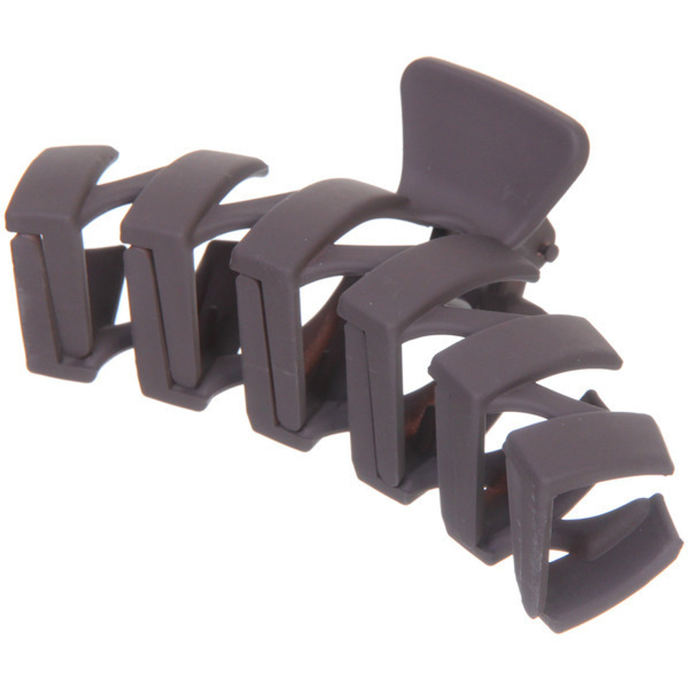 Заколка - краб для волос на блистере «TIARA», шесть цветов в ассортименте, 11см