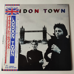 Винтажная виниловая пластинка LP Paul McCartney Wings London Town (Japan 1978) (Obi) (Poster) Deliver Your Children