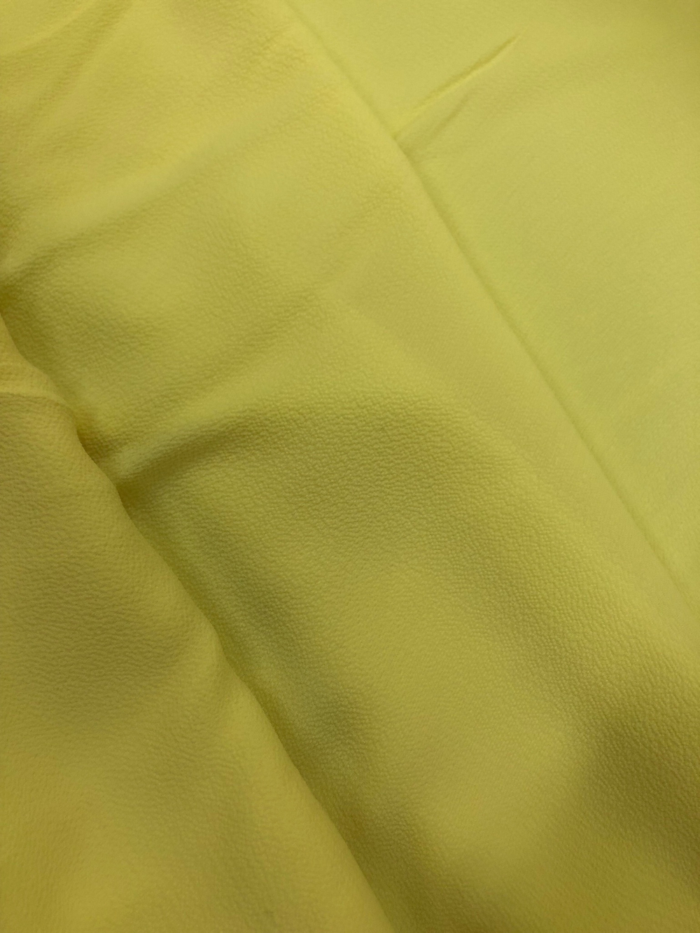 Ткань Креп-жоржет желтый, арт. 327129