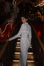 Кружевное платье Corset White