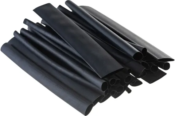 Трубка термоусадочная Navigator PBF 4-6-8-10-30BL (30шт*0,1м) черная 27001