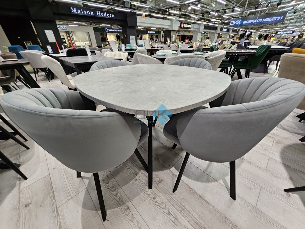 Стол DikLine В110 опоры чёрные