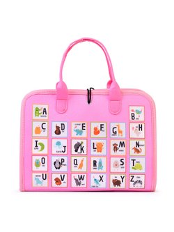 Бизиборд Обучай-ка в розовой сумочке