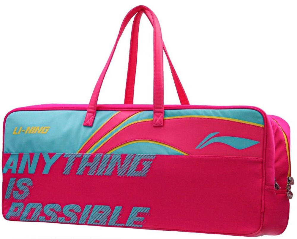 Torba do badmintona Li-Ning International Player Badminton Square Thermobag - Розовый