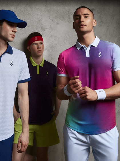 Поло мужское 7/6 Andy Polo - Gradient, арт. MPA76-0000