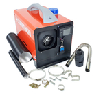 Отопитель автономный воздушный (переносной) 5kW/12V 1 выход, металл. корпус (КРАСНЫЙ), дизель