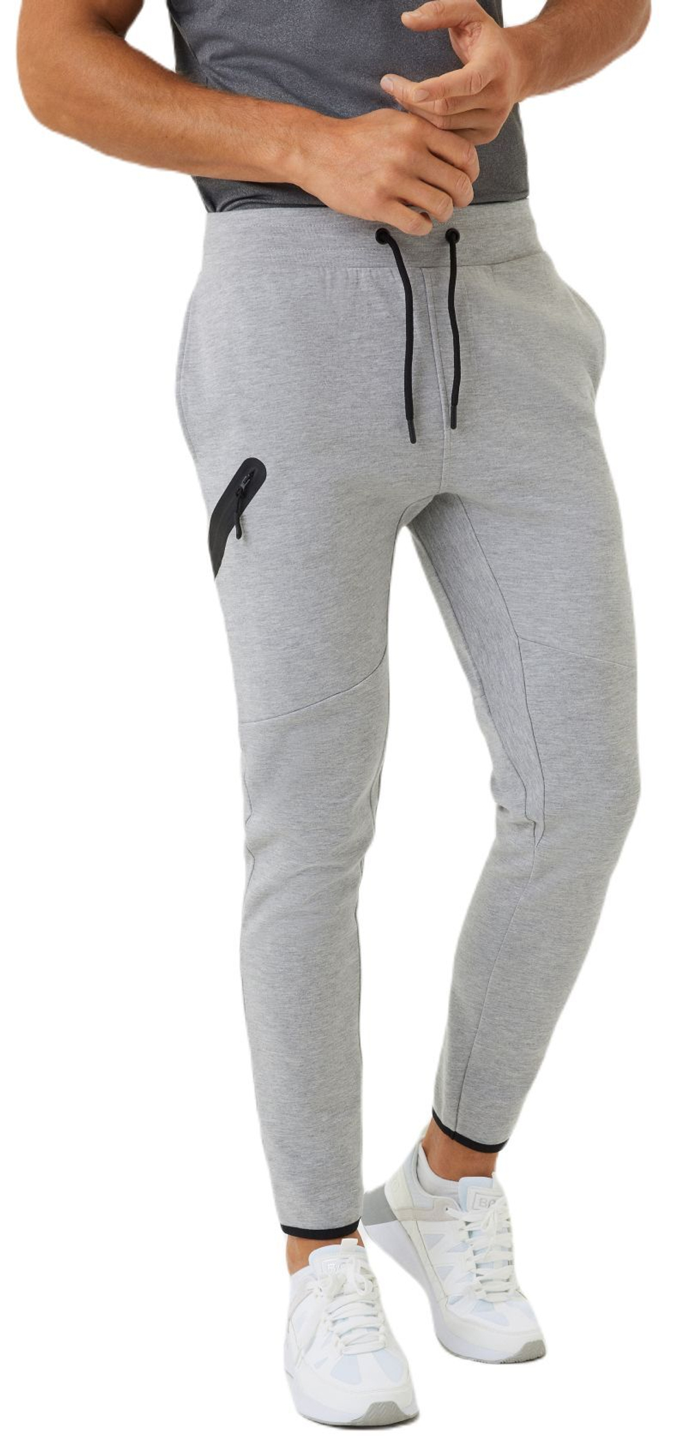 Мужские теннисные штаны Björn Borg Tech Sweat Pants - light grey melange