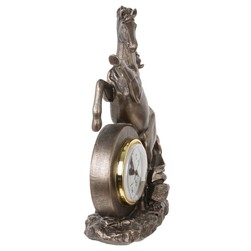 GAEM Фигурка декоративная "Лошадь" с часами (AAAx1 н/п), L16 W7,5 H23 см