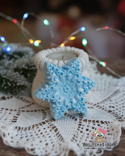 Силиконовая форма Снежинка