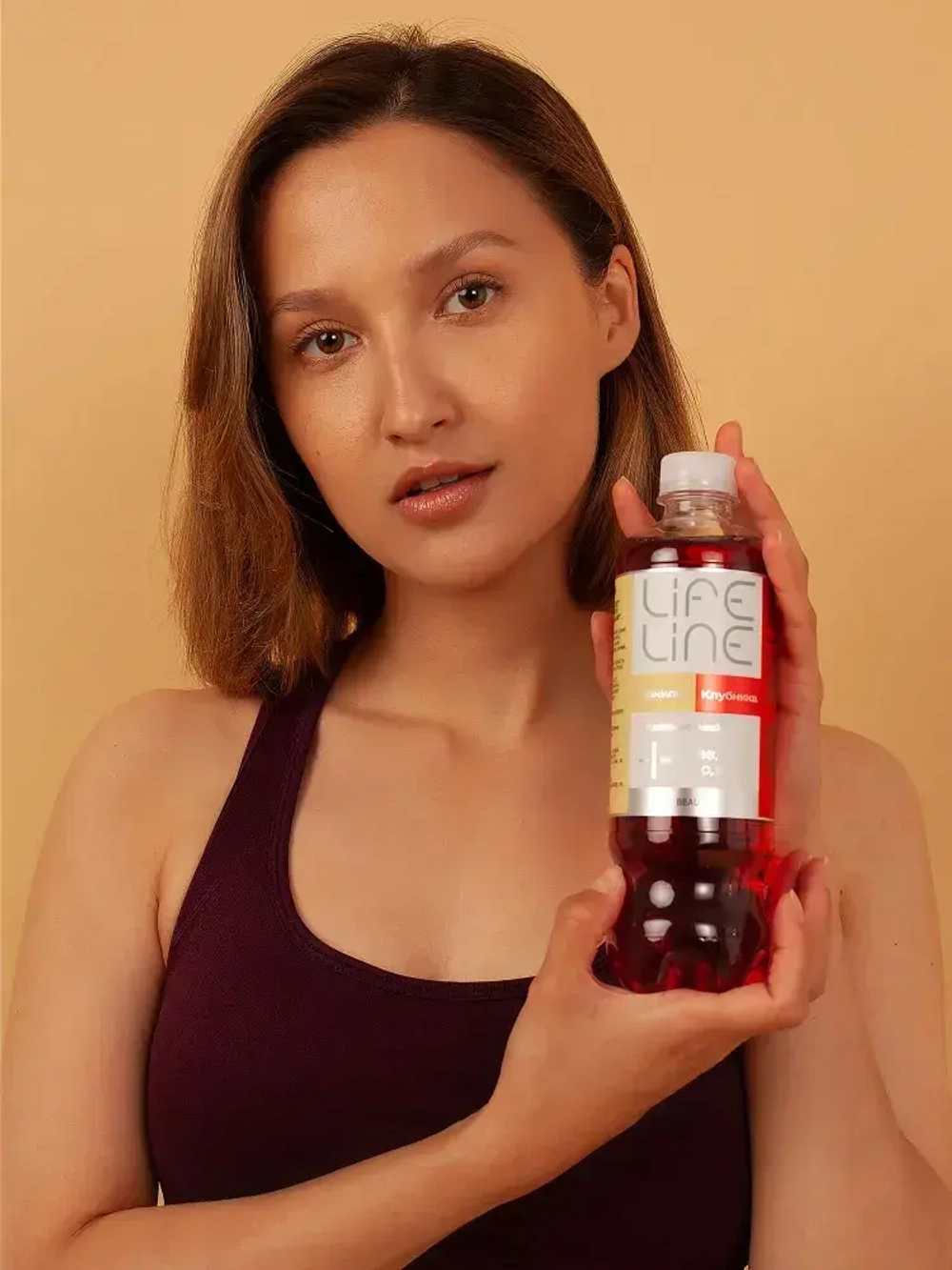 Напиток LifeLine с витаминами, Beauty, клубника и ваниль, без газа, 0,5 л