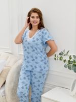 Пижама Канна-2 Виотекс ГОЛУБОЙ