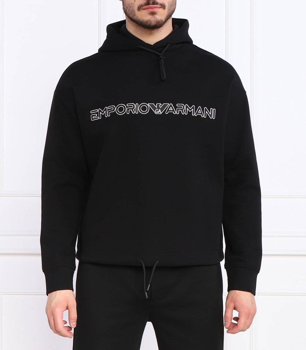 Худи Emporio Armani - черный(3R1MBC 1JHSZ)
