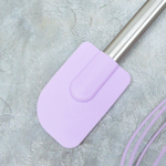 Набор кухонных принадлежностей силиконовый: лопатка+венчик, 26*6см