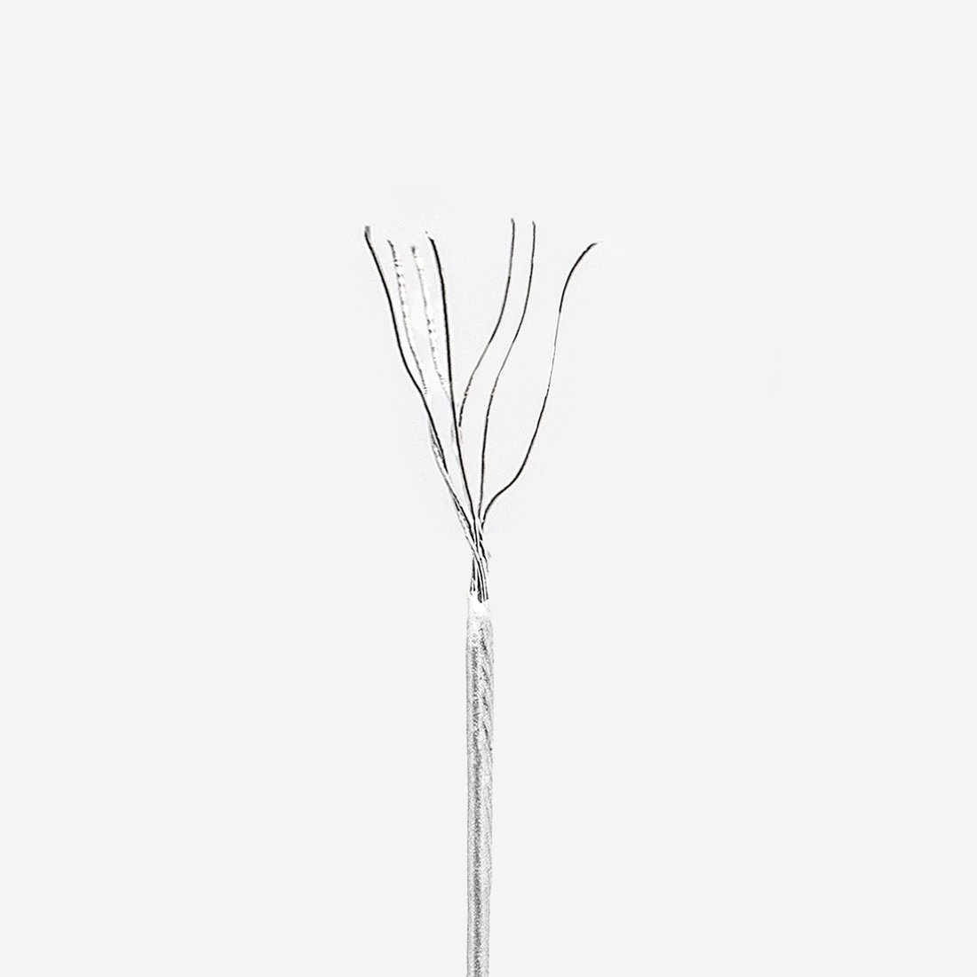 Японский ювелирный тросик SakuLux 7 диаметр 0,45мм, цвет "Сталь"