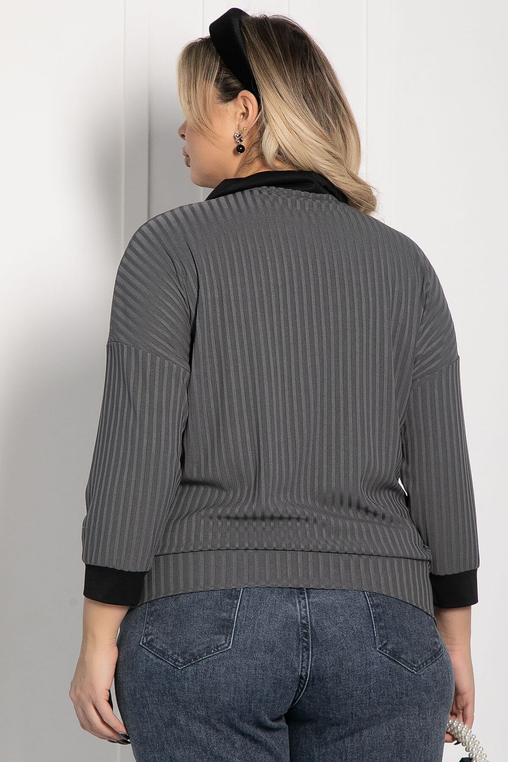 Джемпер Время вперед (серый) Б12517-24 LT Collection