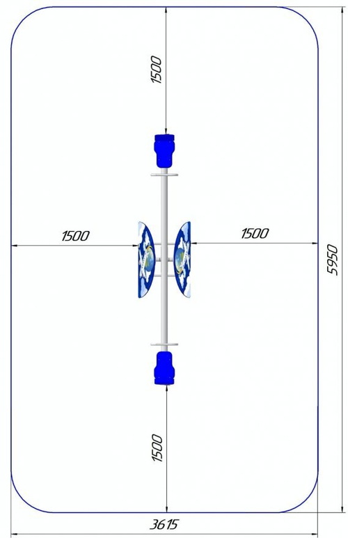 Качалка-балансир Аэропорт КБ-24.4
