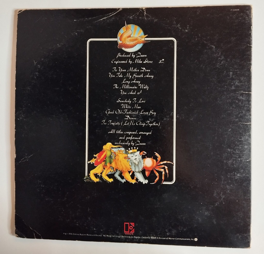 Винтажная виниловая пластинка LP Queen A Day At The Races (Japan 1976) (No Obi)