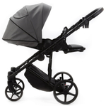 Детская коляска Adamex Zico Deluxe New 2 в 1 ZN-SA04 СЕРАЯ КОЖА