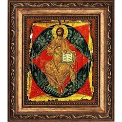 Подаждь Боже - Спас в силах. Копия иконы Андрея Рублева на холсте.