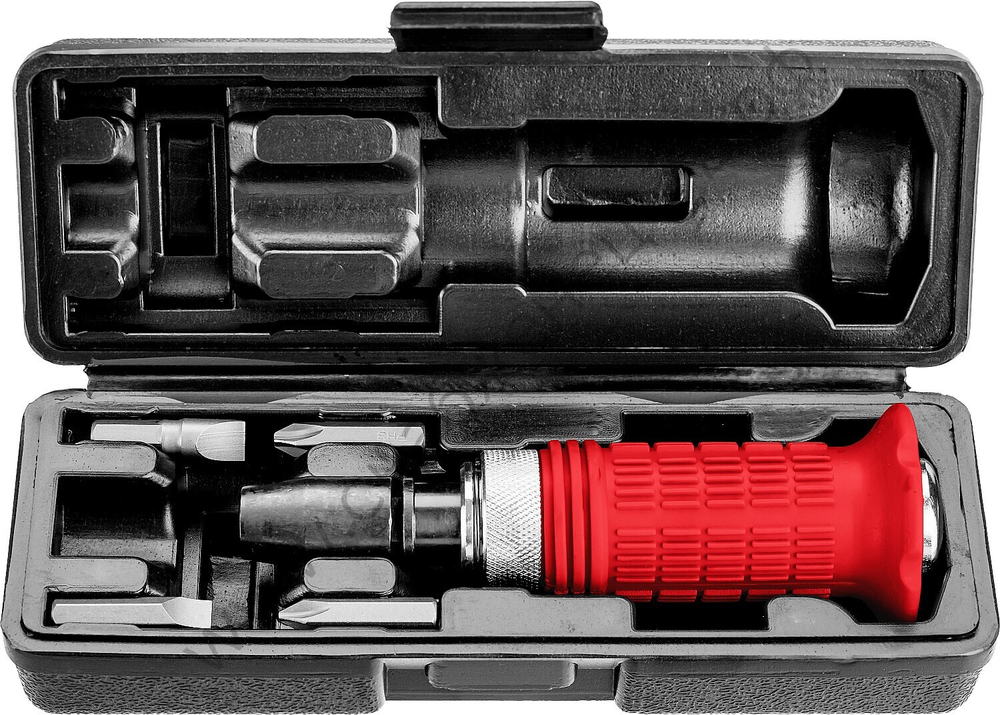 ЗУБР 6 предм., Ударно-поворотная отвертка (2565)