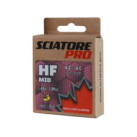 Мазь скольжения SCIATORE PRO HF Mid 0°C/-6°C