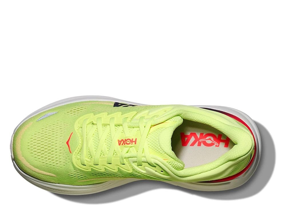 Мужские беговые кроссовки Hoka Bondi 9 M Лаймово-красные