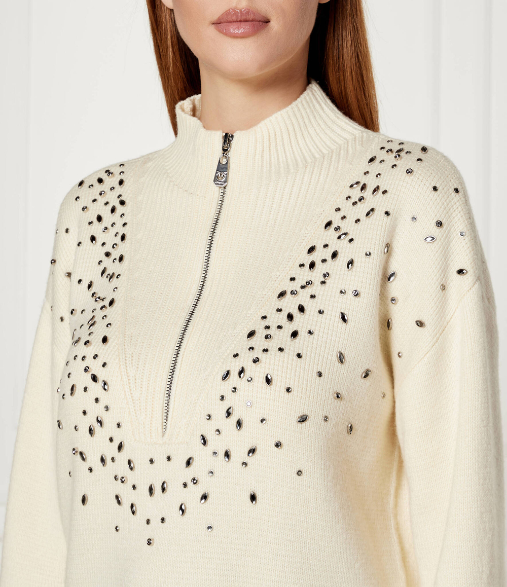 Свитер BOMBAY Pinko - кремовый(104324 A27A)