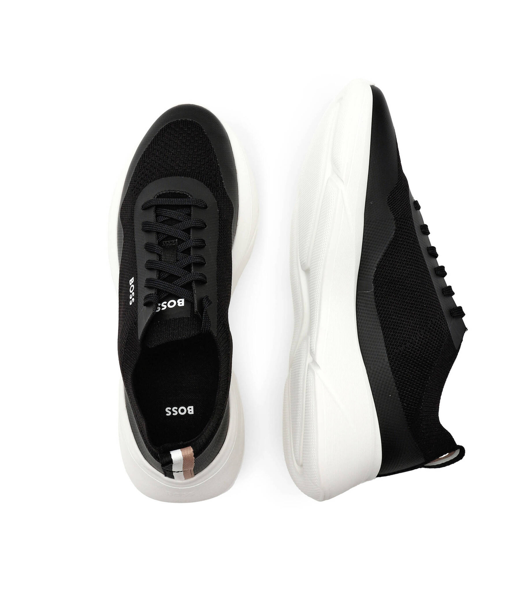 кроссовки dean_runn_kn BOSS BLACK - черный(50480810)