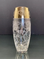 Ваза для цветов стеклянная (Абстракция)