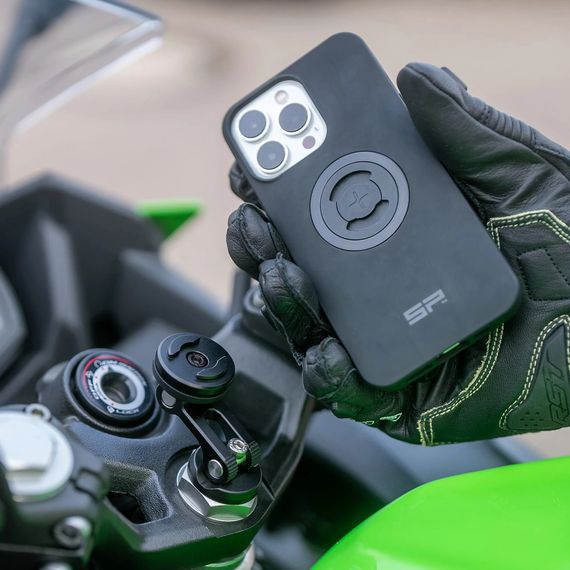 Крепление SP Connect на руль спортивного мотоцикла MOTO STEM MOUNT PRO SPC+ NEW