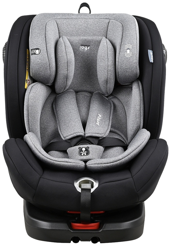Pituso Удерживающее устройство для детей 0-36 кг Roys, Dark grey+black Inlay/Темно-серый+черн вклад