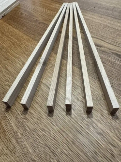 брусок деревянный дуб РУСТИК 21х10х470мм(20шт) для творчества, хобби и поделок