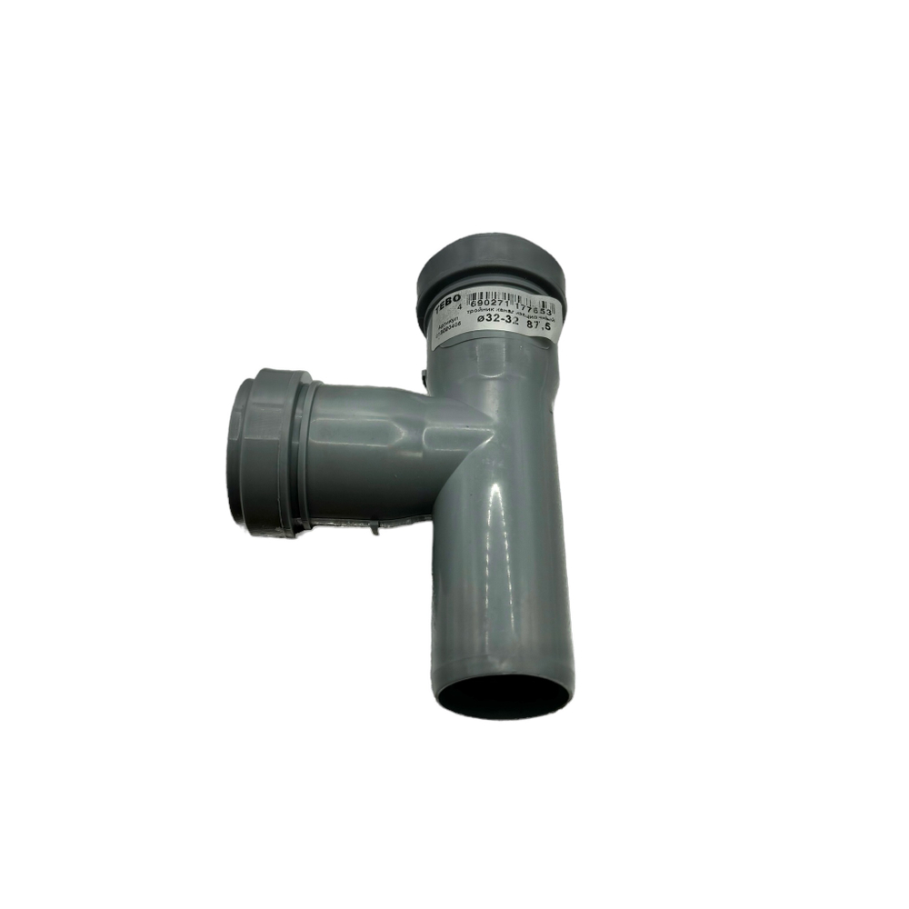 Тройник канализационный TEBO Ø32x87,5°