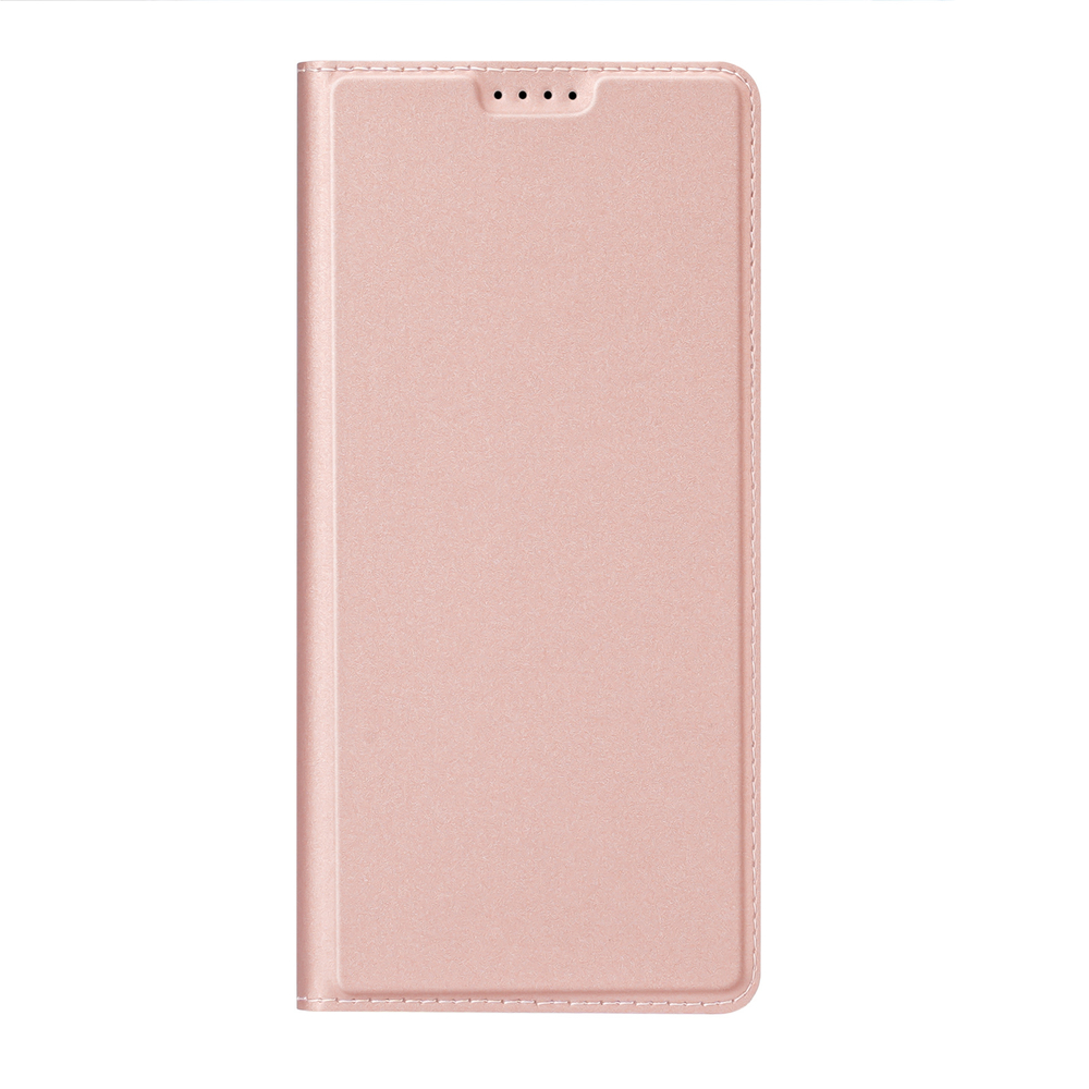 Чехол книжка из PU кожи розового цвета от Dux Ducis для Xiaomi Redmi Note 14 Pro+ 5G, серия Skin Pro Series Case