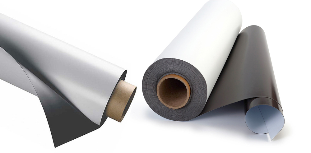 Магнитный винил с ПВХ слоем 0,62 x 30 м, толщина 0,7 мм