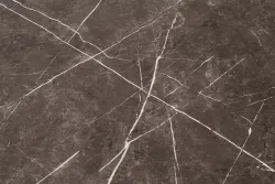 "Каффе" стол из HPL круглый Ø70см, цвет "серый мрамор", подстолье стальное