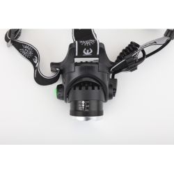 Фонарь налобный светодиодный ЭРА GA-805 аккумуляторный яркий мощный 3 режима черный