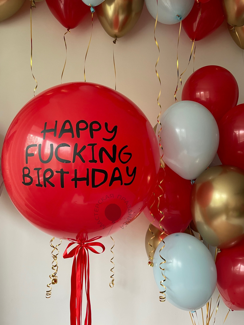 Воздушные шары Унылый кот для него №8508