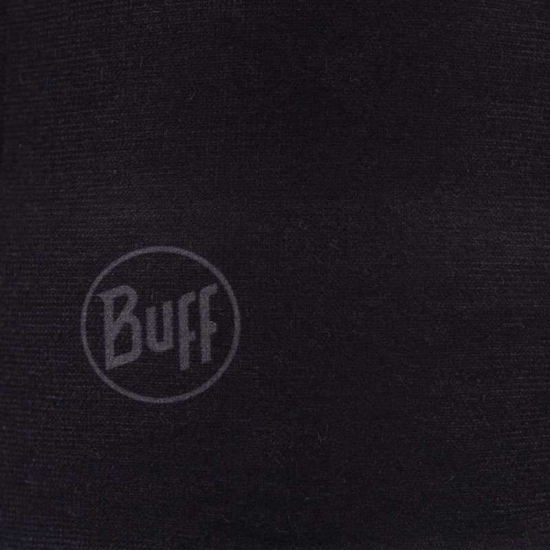Шапка двухсторонняя Buff Ecostretch Solid Black Фото 6