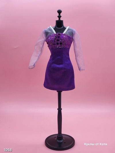 Одежда для куклы Барби винтаж платье 1058