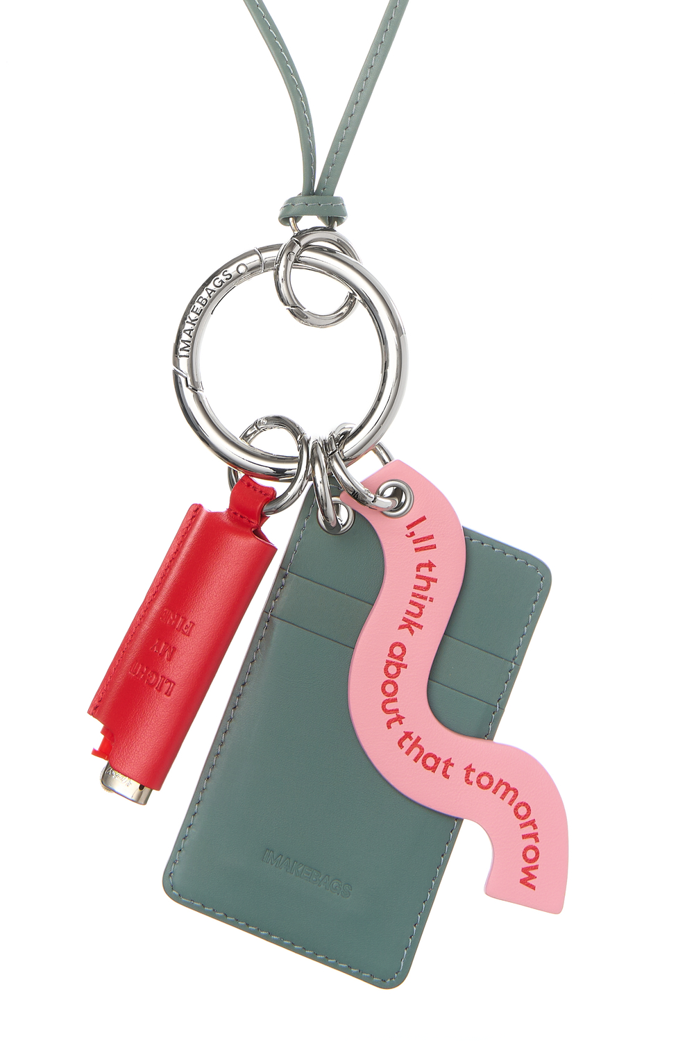 Leather Lighter Case RED