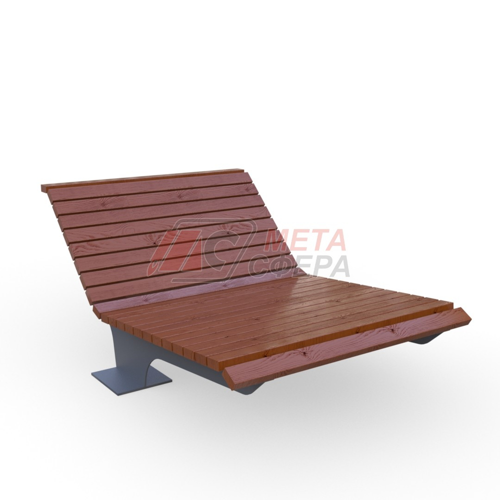 Лежак Promenade широкий