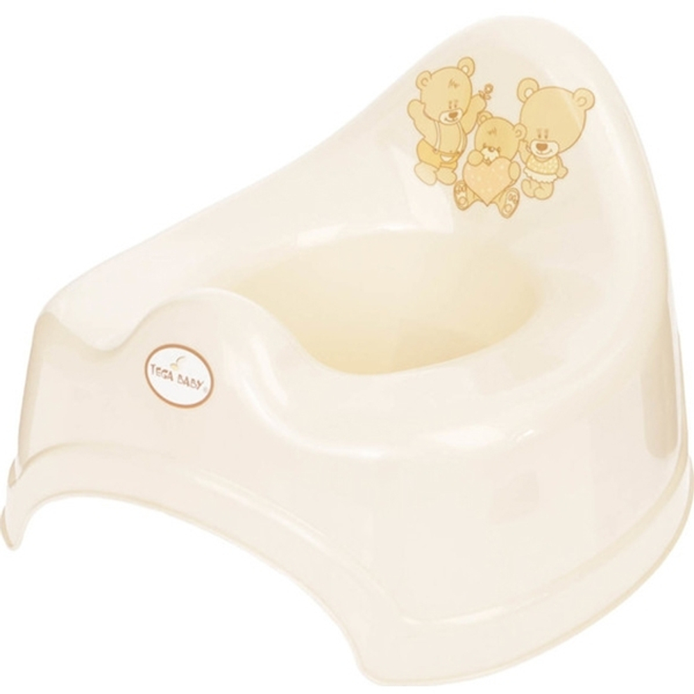 Горшок детский "Мишка" (white-белый)