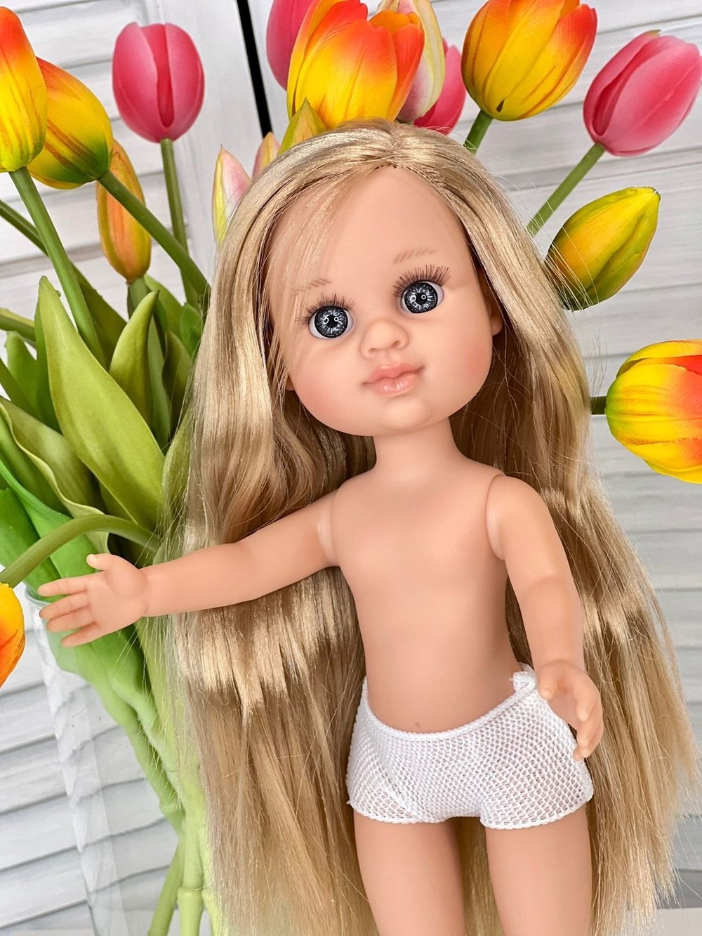 Кукла BERJUAN виниловая 35см My Girl без одежды (2888)