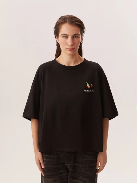 Футболка ПОЛЦАРСТВА БАРМЕНУ черного цвета