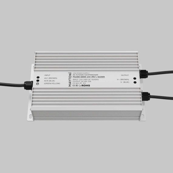 Источник напряжения PSL008 24В 600Вт IP67 Maytoni Led Strip 822009